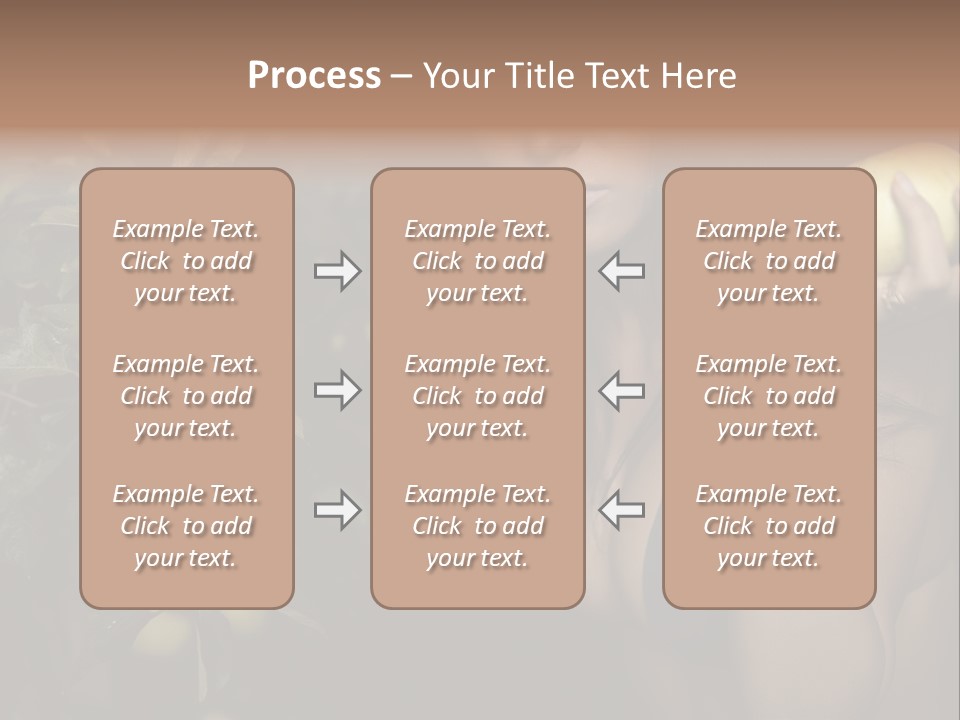 Tan Colour Gloomy PowerPoint Template
