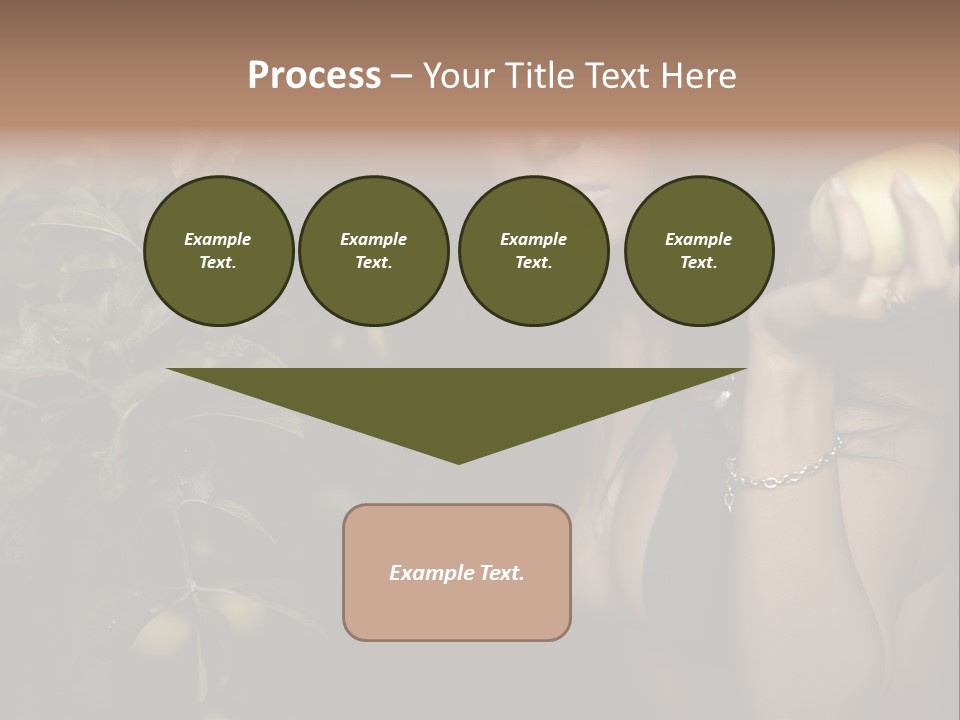Tan Colour Gloomy PowerPoint Template