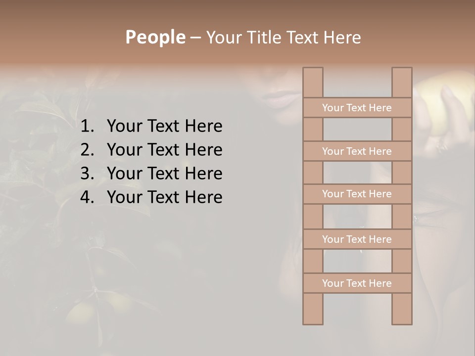 Tan Colour Gloomy PowerPoint Template
