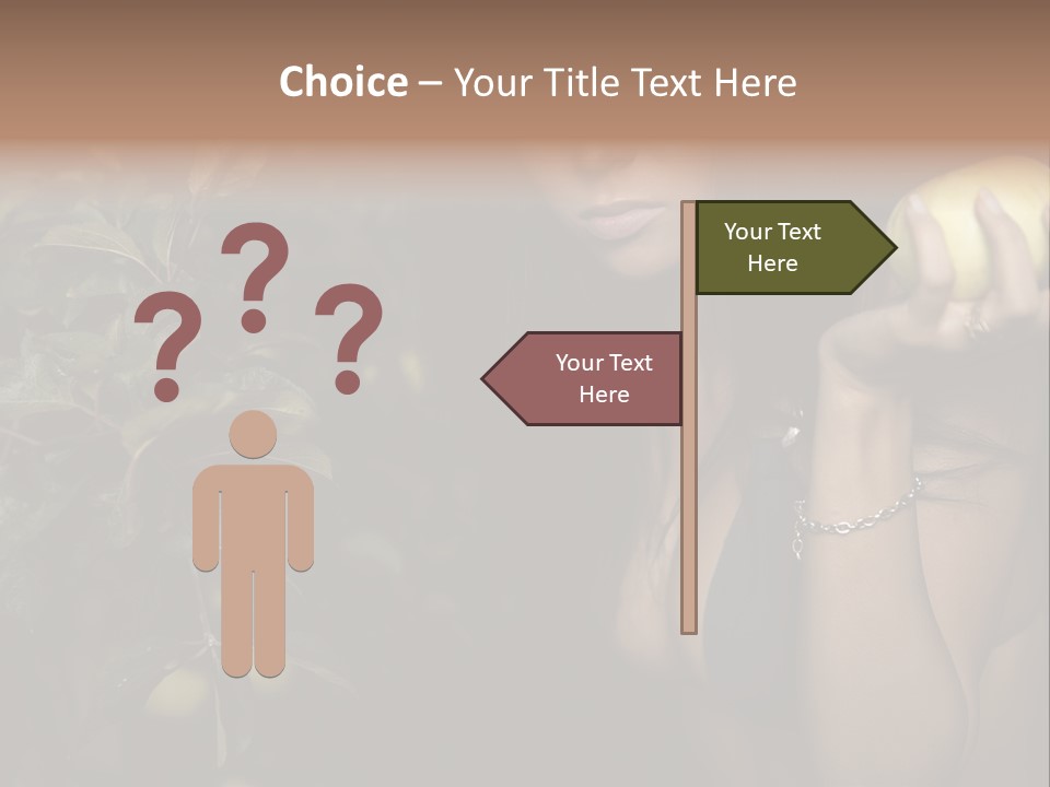 Tan Colour Gloomy PowerPoint Template