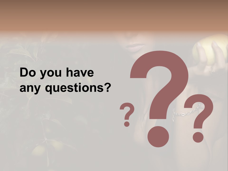 Tan Colour Gloomy PowerPoint Template