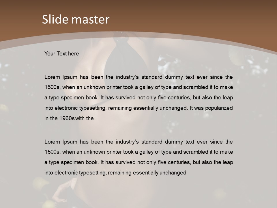 Autumn Latina Park PowerPoint Template