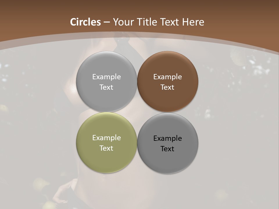 Autumn Latina Park PowerPoint Template