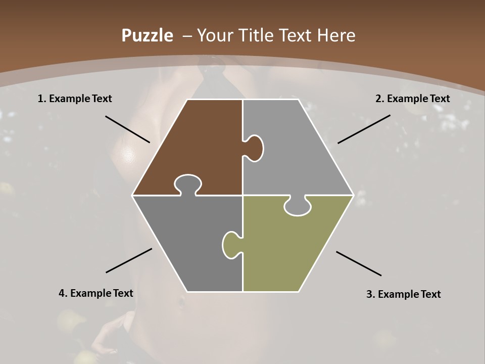 Autumn Latina Park PowerPoint Template