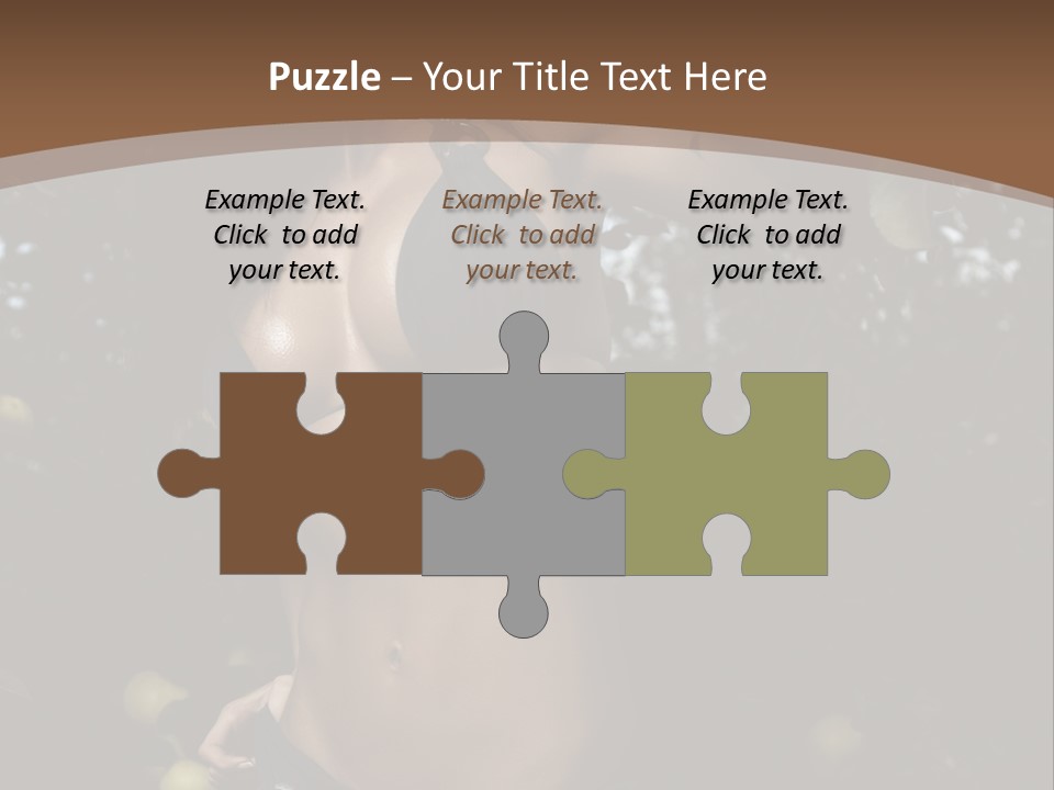 Autumn Latina Park PowerPoint Template