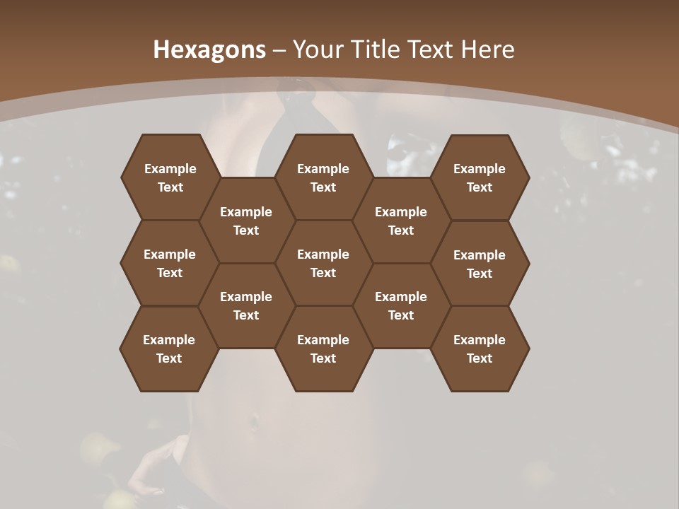 Autumn Latina Park PowerPoint Template