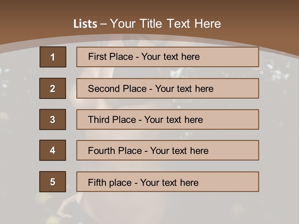 Autumn Latina Park PowerPoint Template