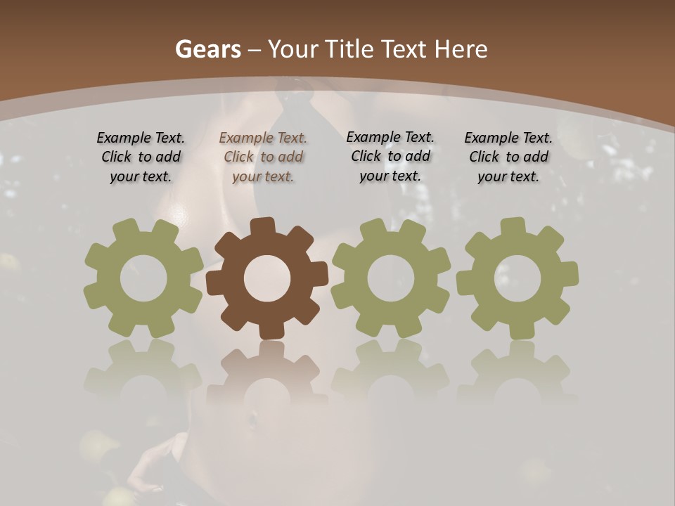 Autumn Latina Park PowerPoint Template