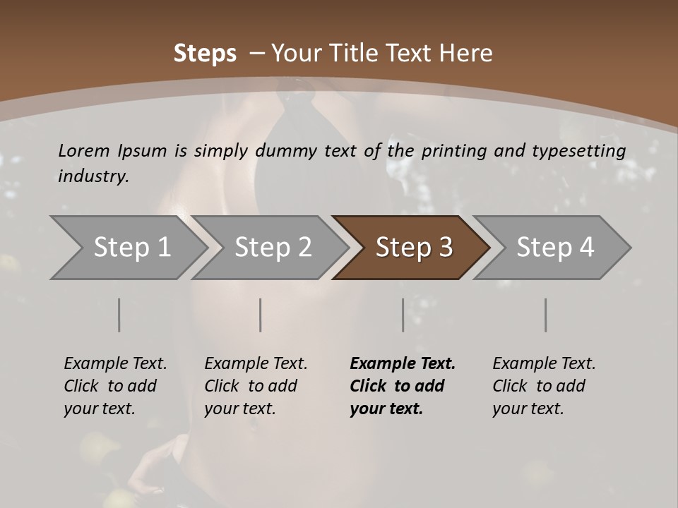 Autumn Latina Park PowerPoint Template