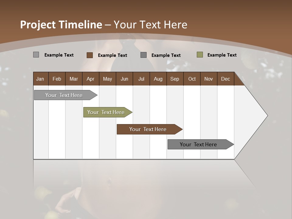 Autumn Latina Park PowerPoint Template