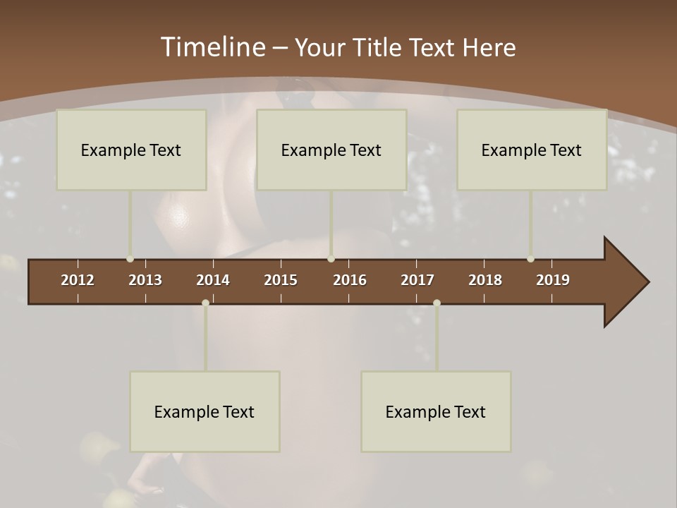 Autumn Latina Park PowerPoint Template