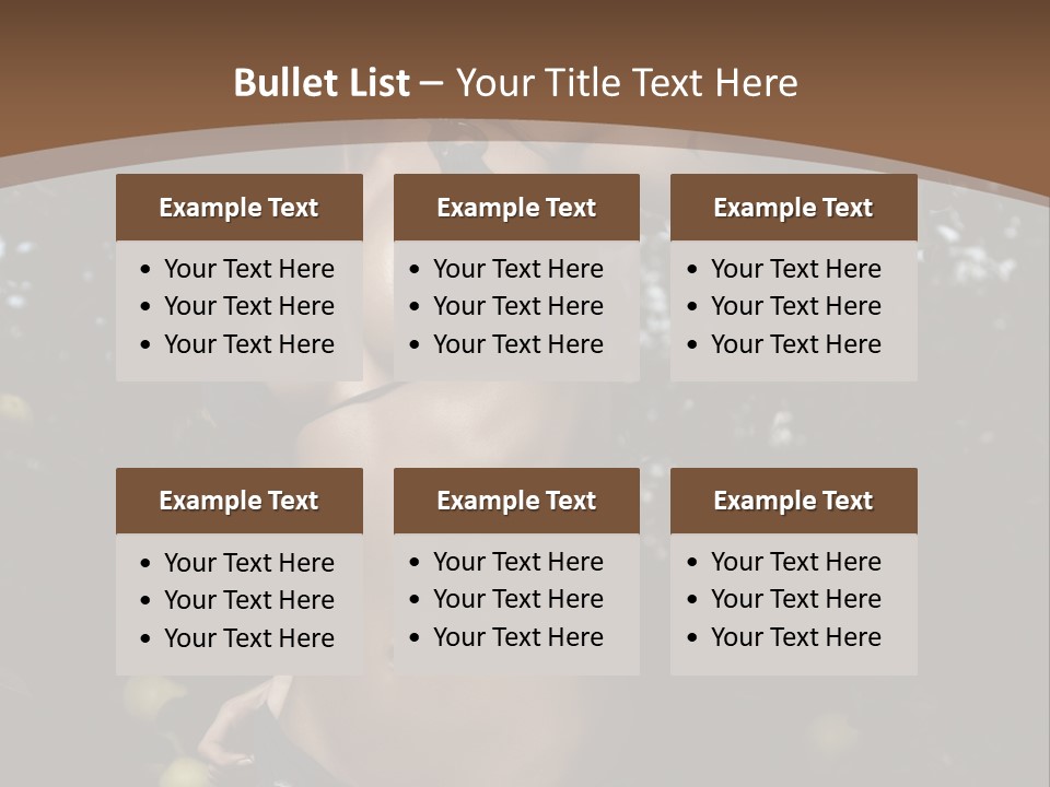 Autumn Latina Park PowerPoint Template