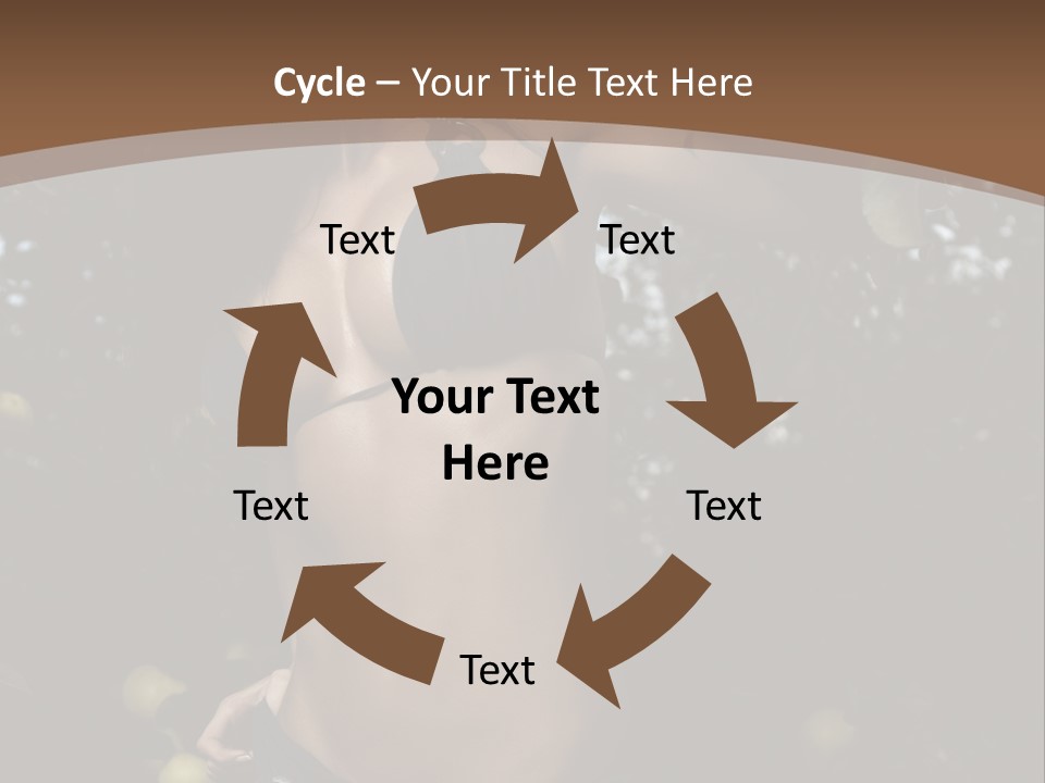 Autumn Latina Park PowerPoint Template