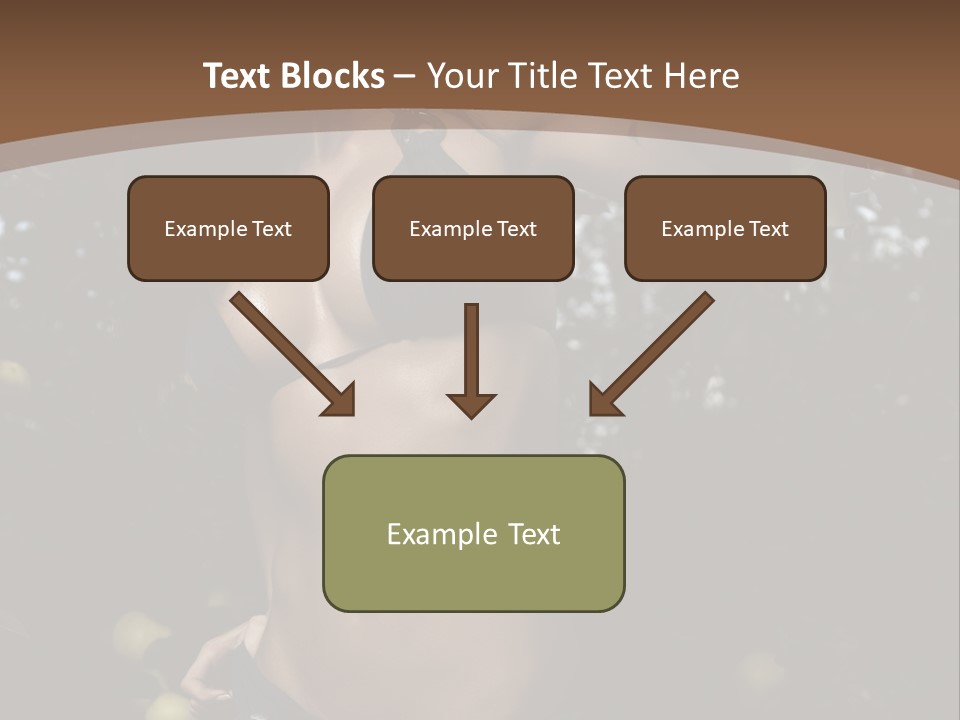 Autumn Latina Park PowerPoint Template
