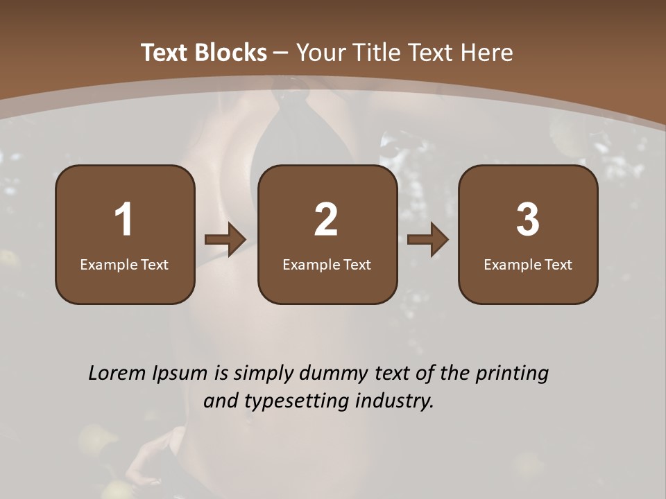 Autumn Latina Park PowerPoint Template