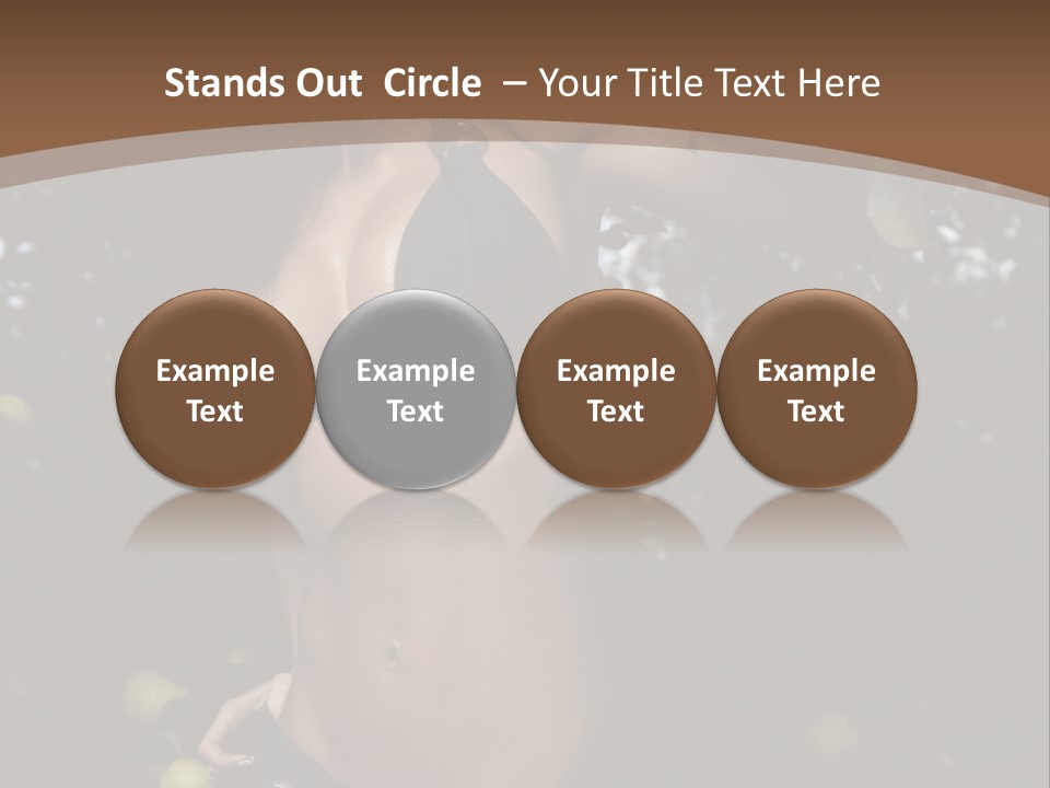 Autumn Latina Park PowerPoint Template