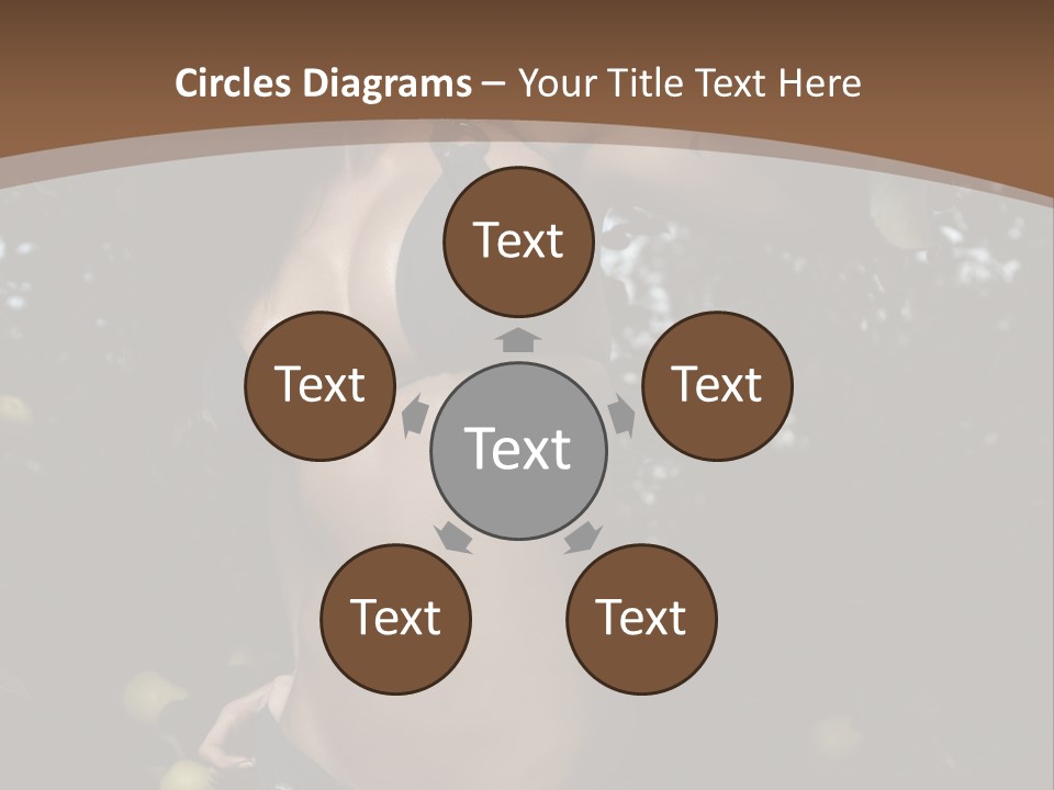 Autumn Latina Park PowerPoint Template