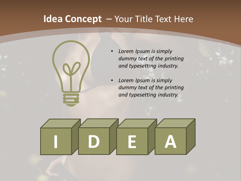 Autumn Latina Park PowerPoint Template