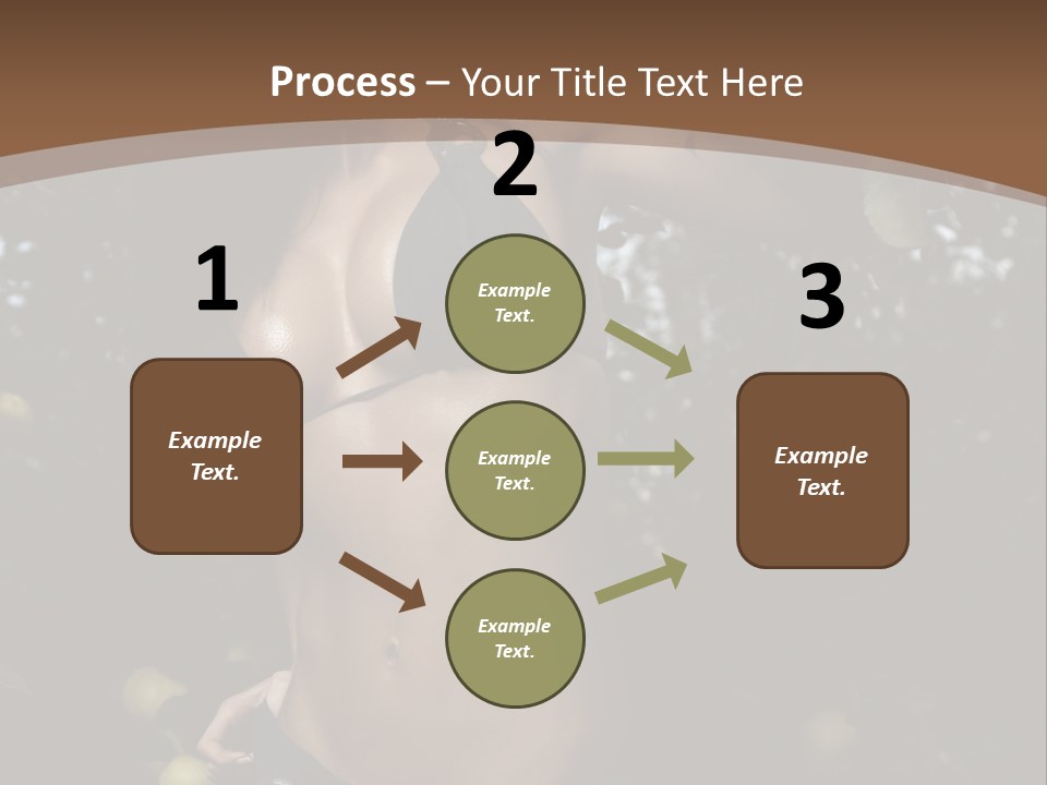 Autumn Latina Park PowerPoint Template