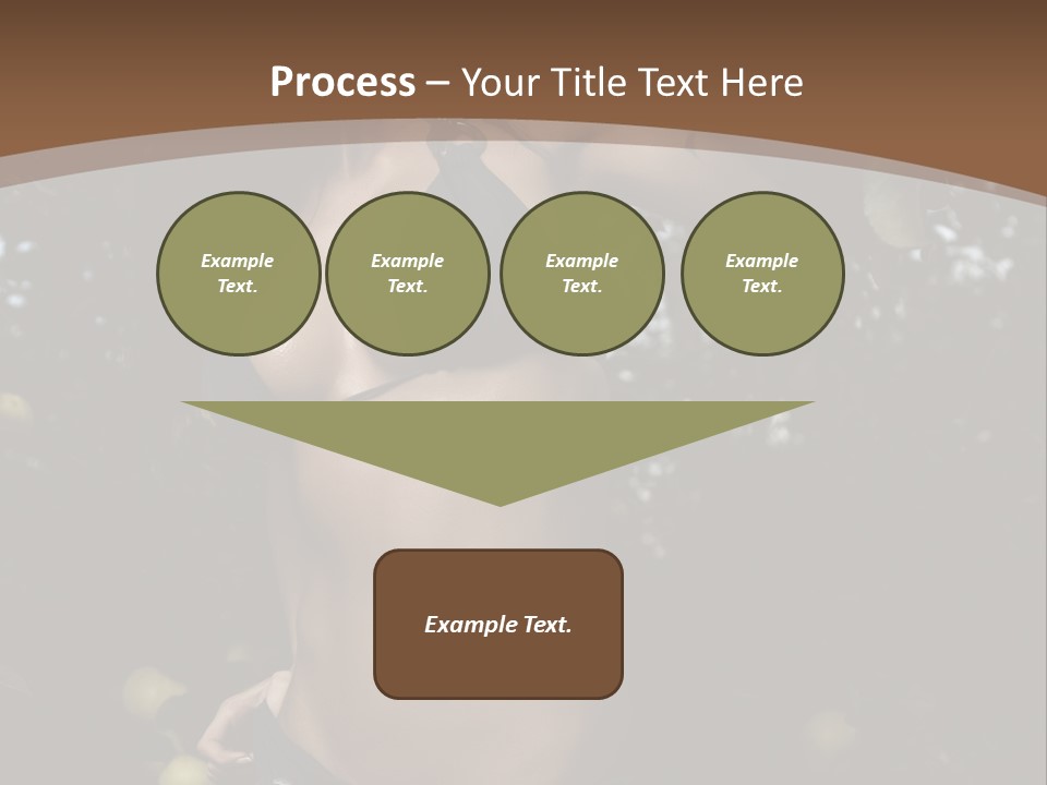 Autumn Latina Park PowerPoint Template