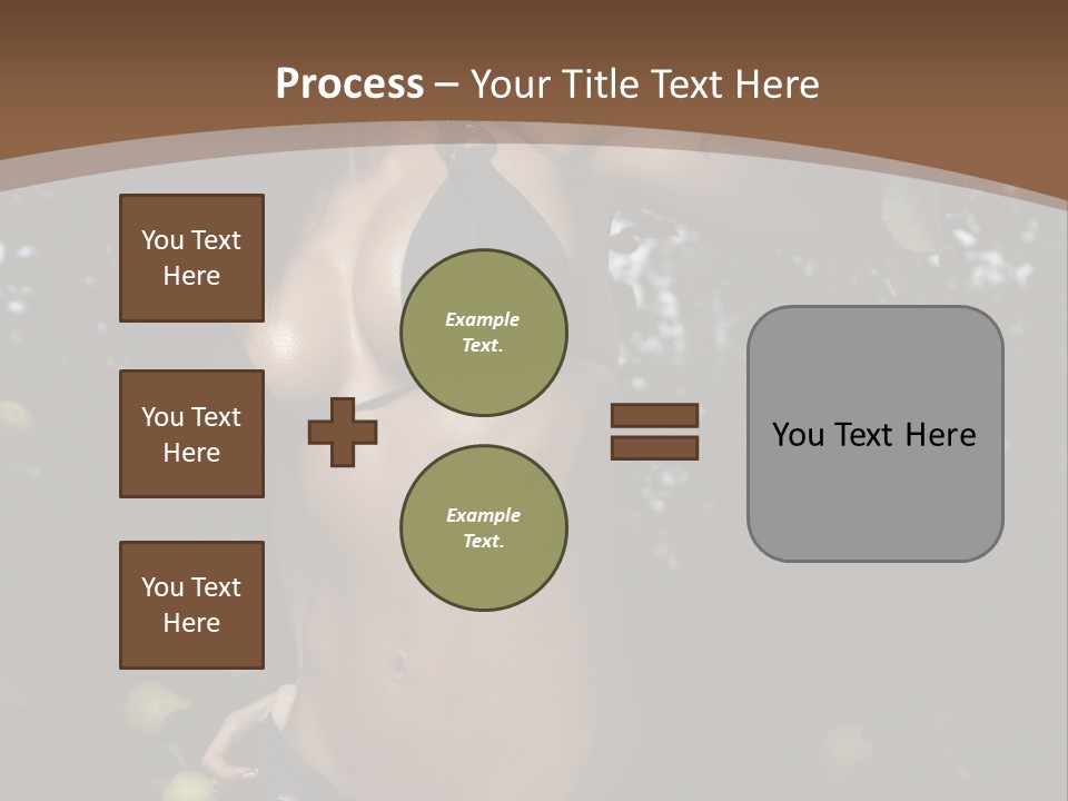 Autumn Latina Park PowerPoint Template