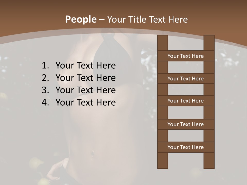 Autumn Latina Park PowerPoint Template