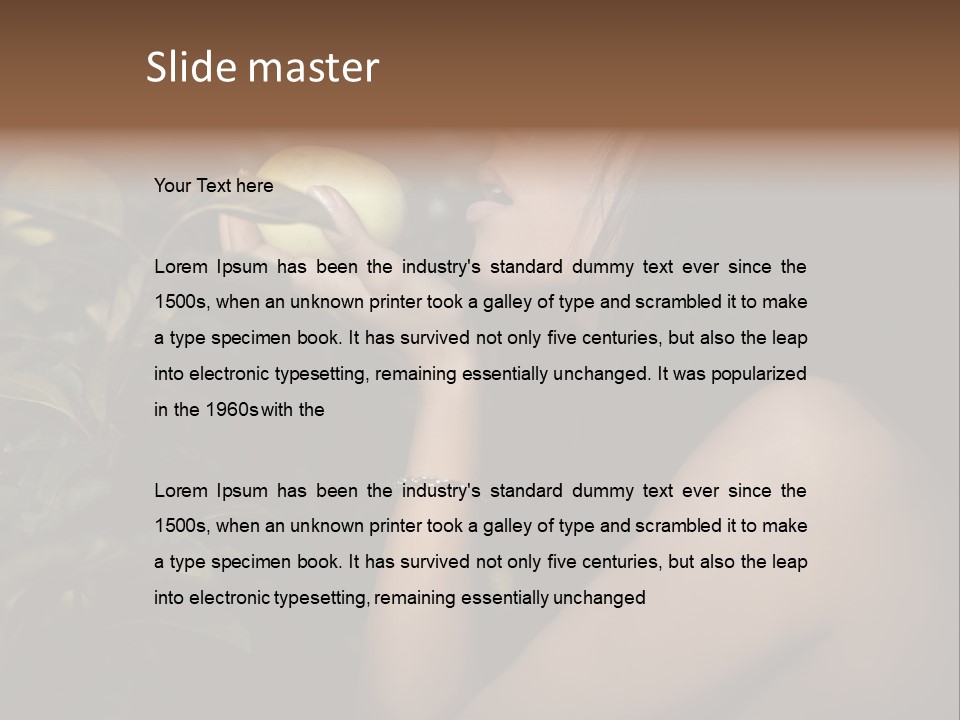 Paradise Romantic Colour PowerPoint Template