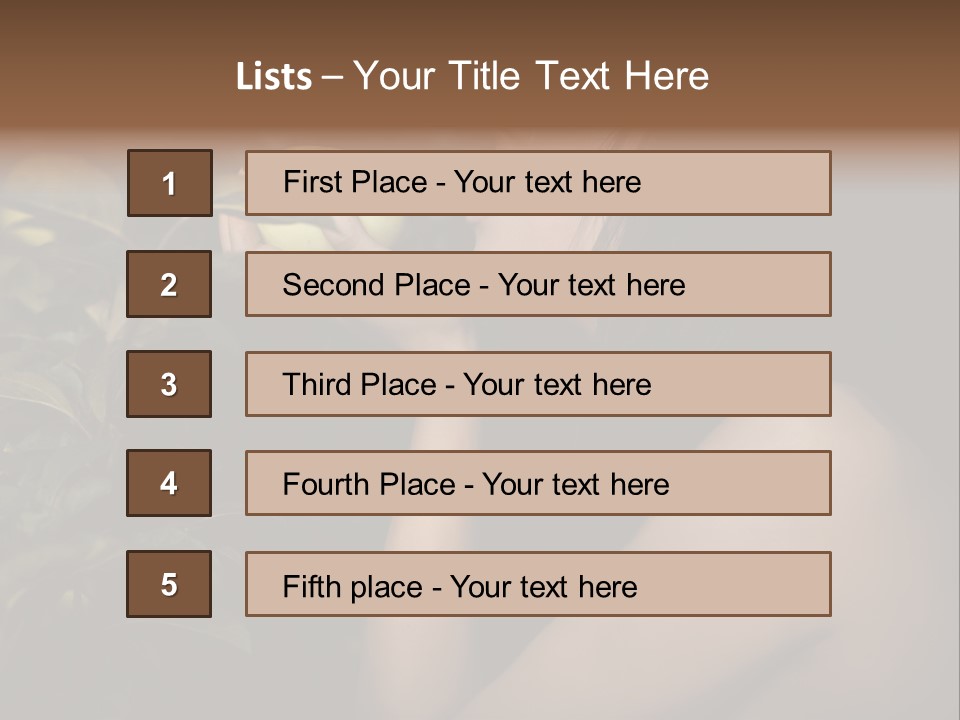 Paradise Romantic Colour PowerPoint Template