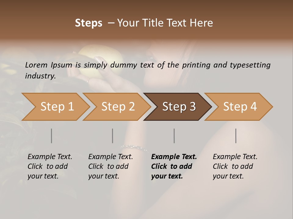 Paradise Romantic Colour PowerPoint Template