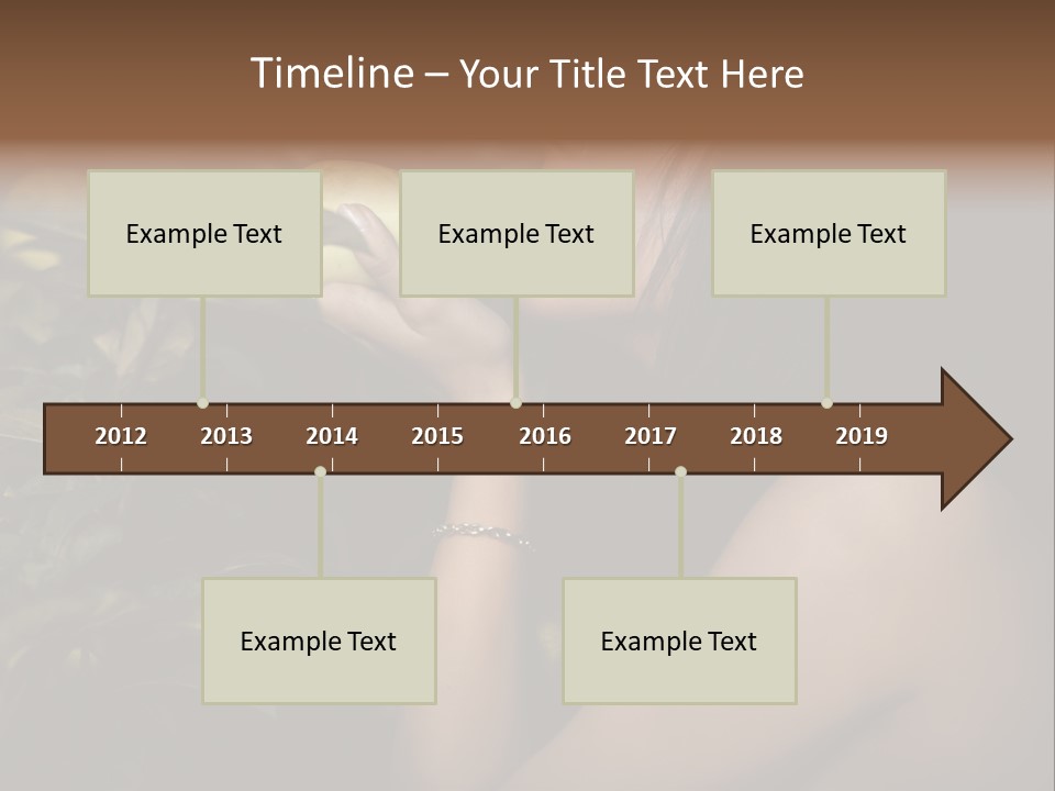 Paradise Romantic Colour PowerPoint Template