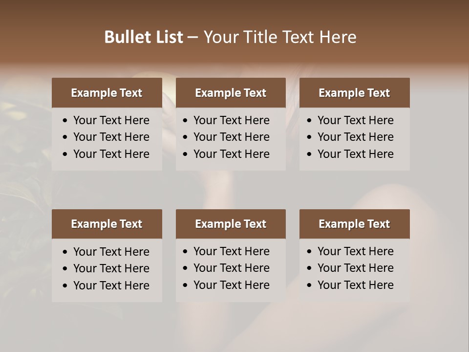 Paradise Romantic Colour PowerPoint Template