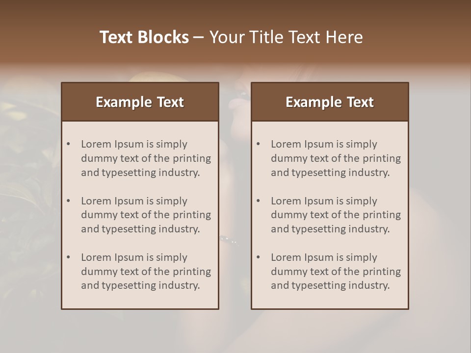 Paradise Romantic Colour PowerPoint Template