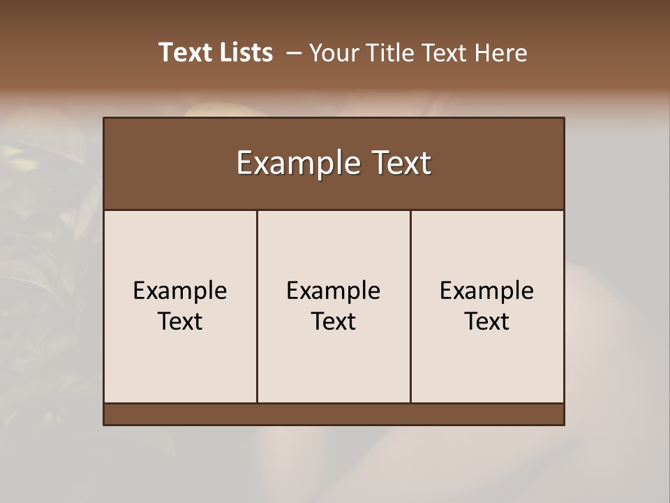 Paradise Romantic Colour PowerPoint Template