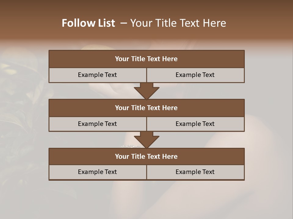 Paradise Romantic Colour PowerPoint Template
