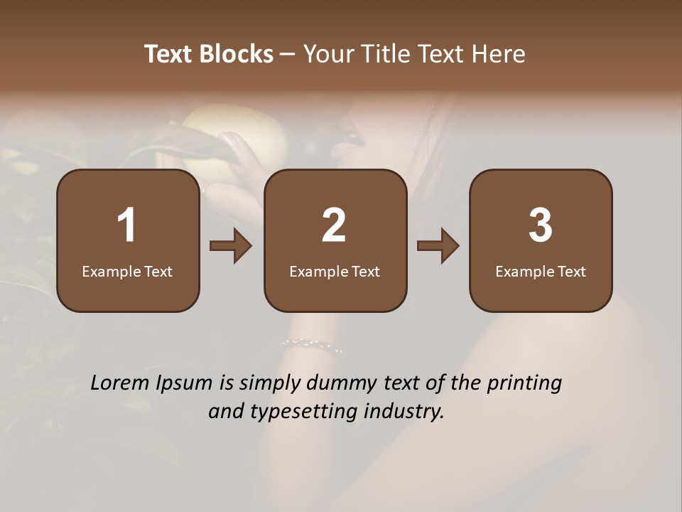 Paradise Romantic Colour PowerPoint Template