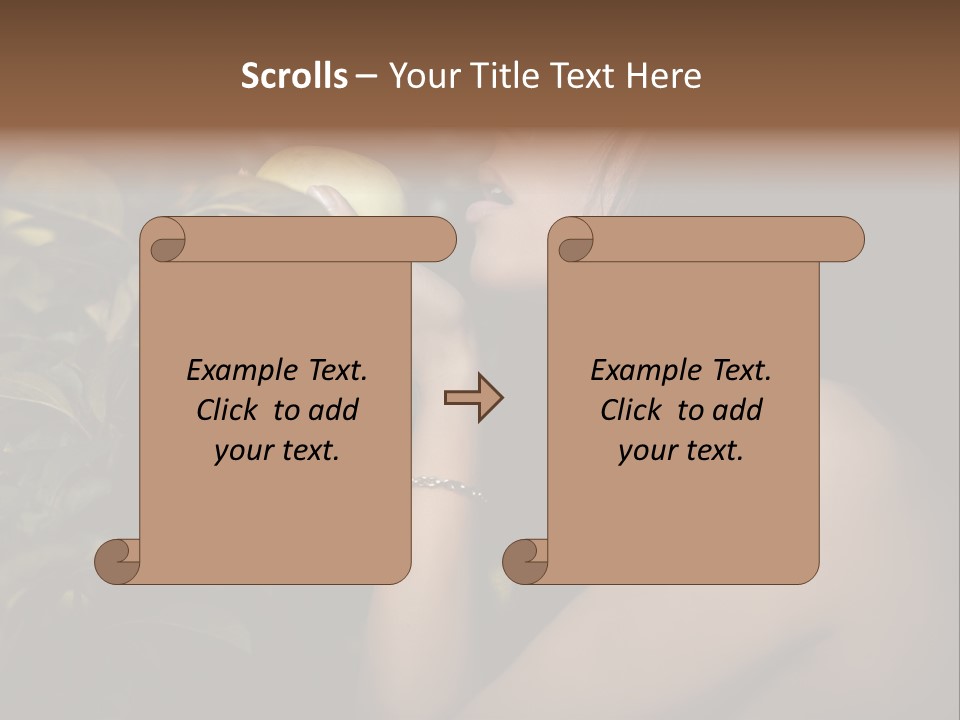Paradise Romantic Colour PowerPoint Template