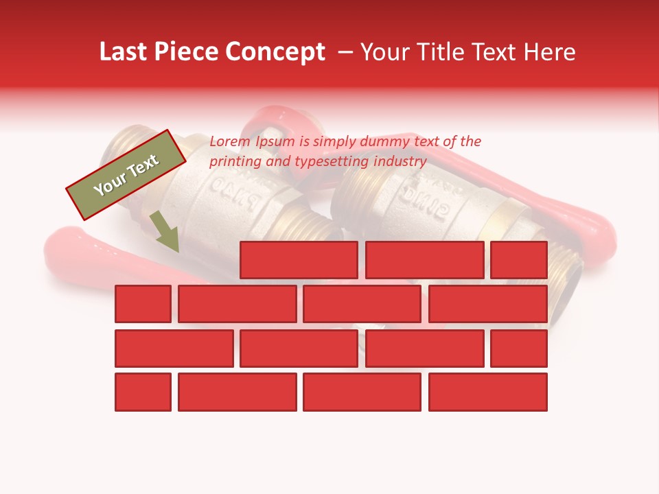 Metal Pipe Close PowerPoint Template