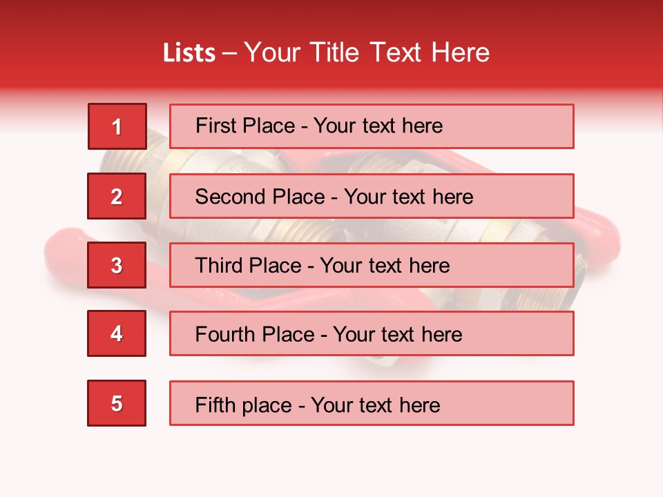 Metal Pipe Close PowerPoint Template