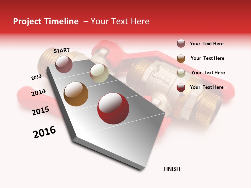 Metal Pipe Close PowerPoint Template