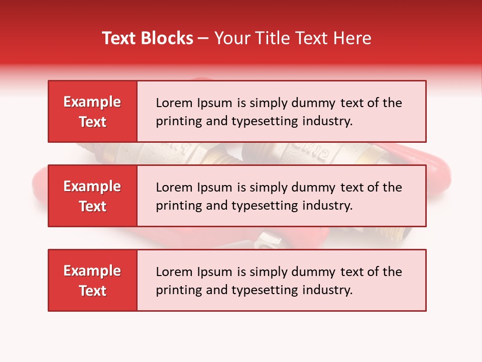Metal Pipe Close PowerPoint Template