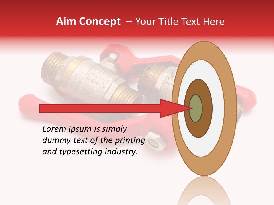 Metal Pipe Close PowerPoint Template