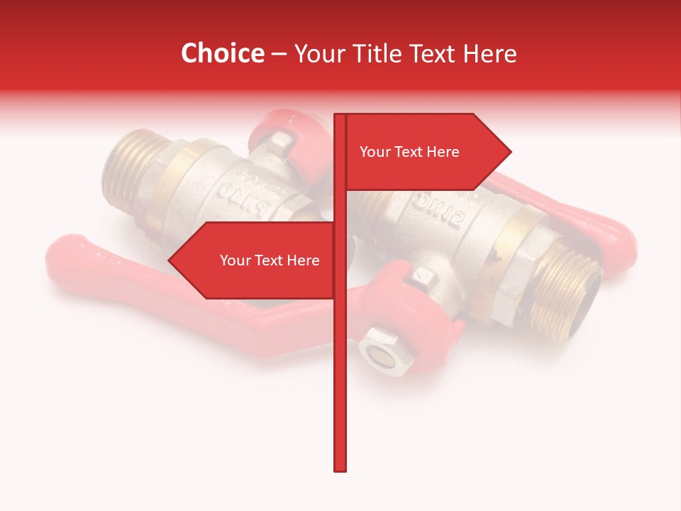 Metal Pipe Close PowerPoint Template