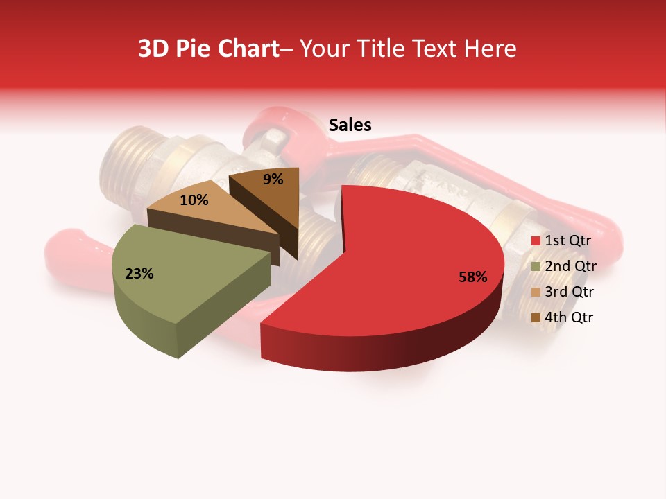 Metal Pipe Close PowerPoint Template