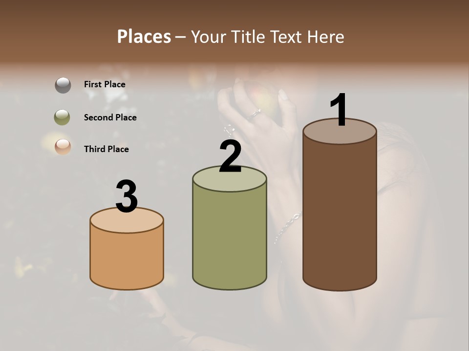 Expression Feminine Grass PowerPoint Template