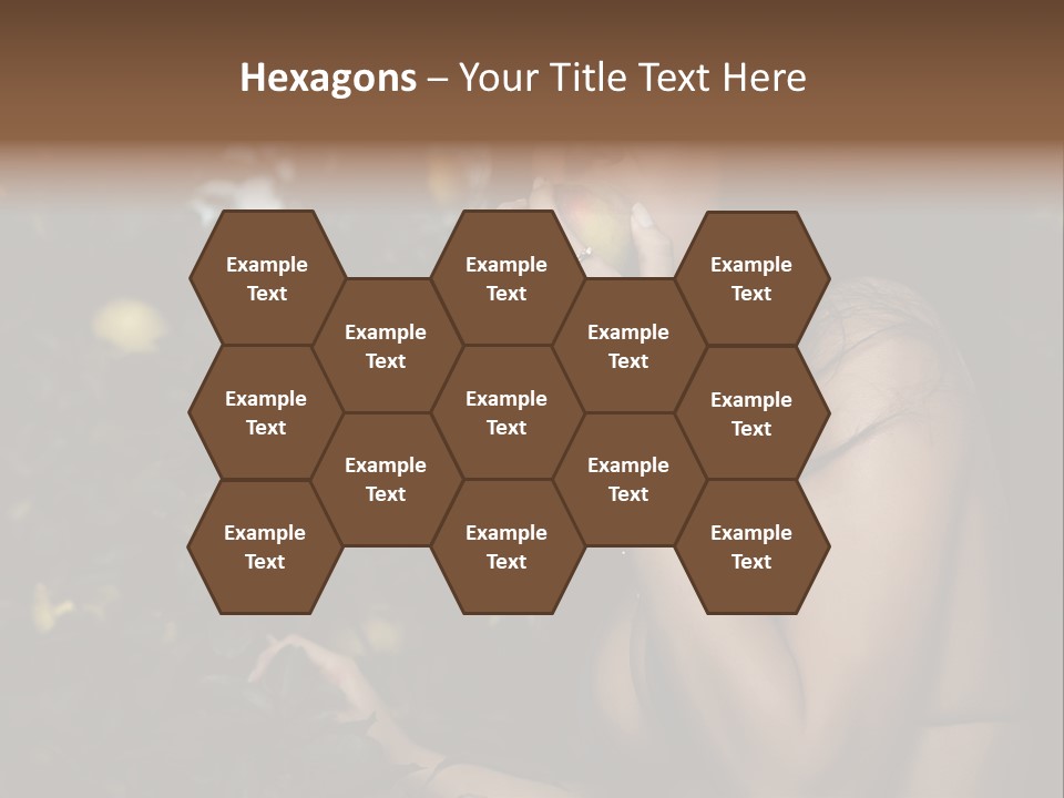 Expression Feminine Grass PowerPoint Template