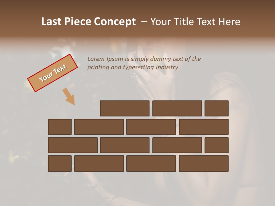 Expression Feminine Grass PowerPoint Template