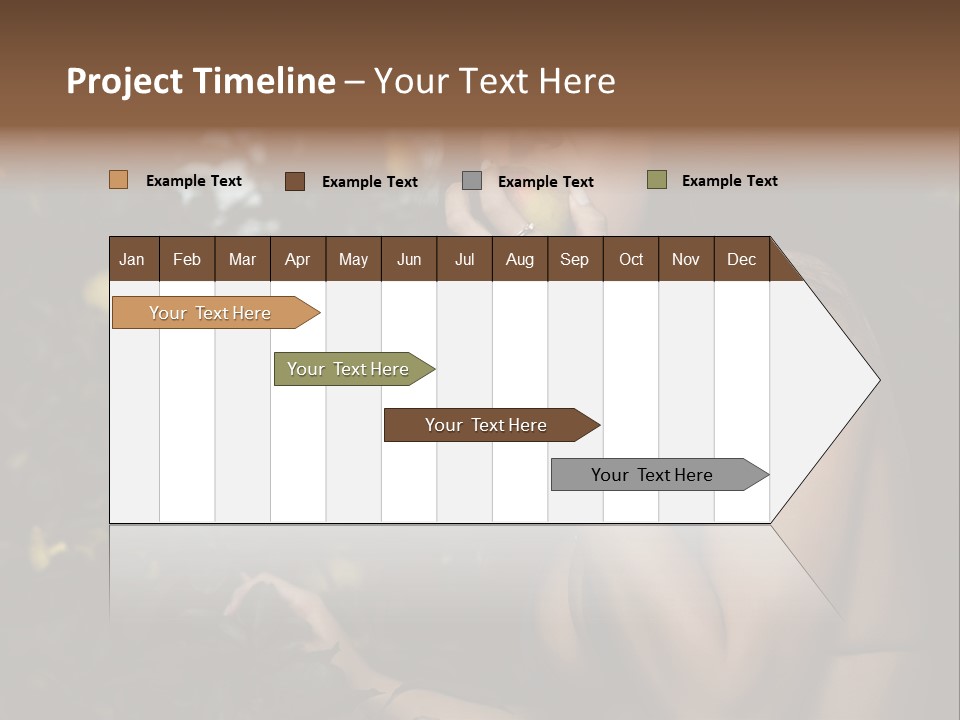 Expression Feminine Grass PowerPoint Template