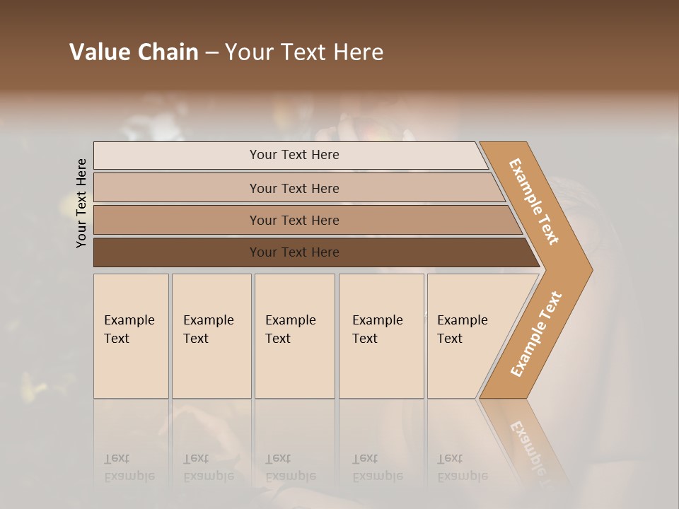 Expression Feminine Grass PowerPoint Template