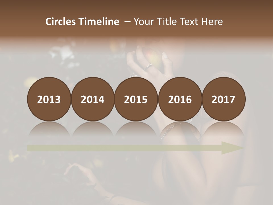 Expression Feminine Grass PowerPoint Template