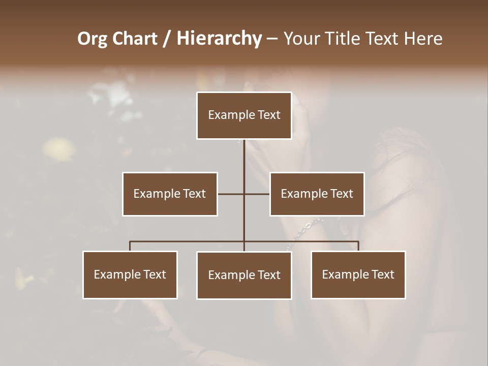 Expression Feminine Grass PowerPoint Template